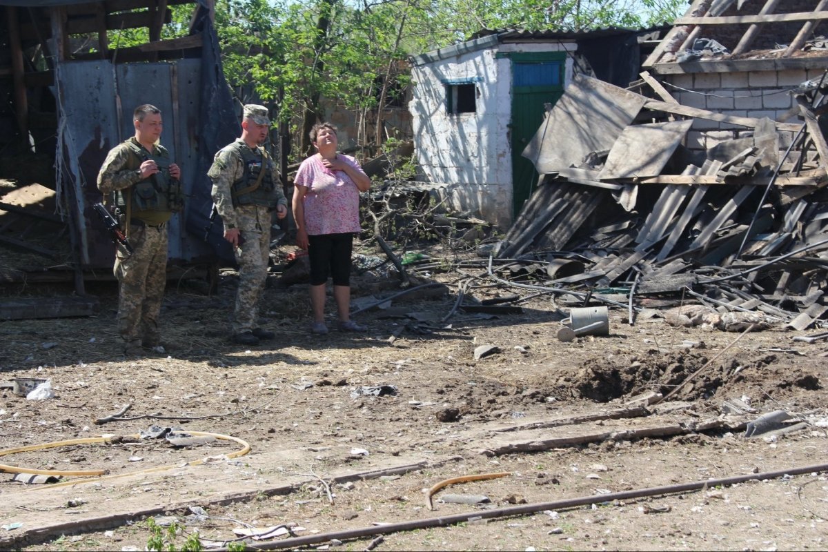 Обстріляне Троїцьке, артилерія