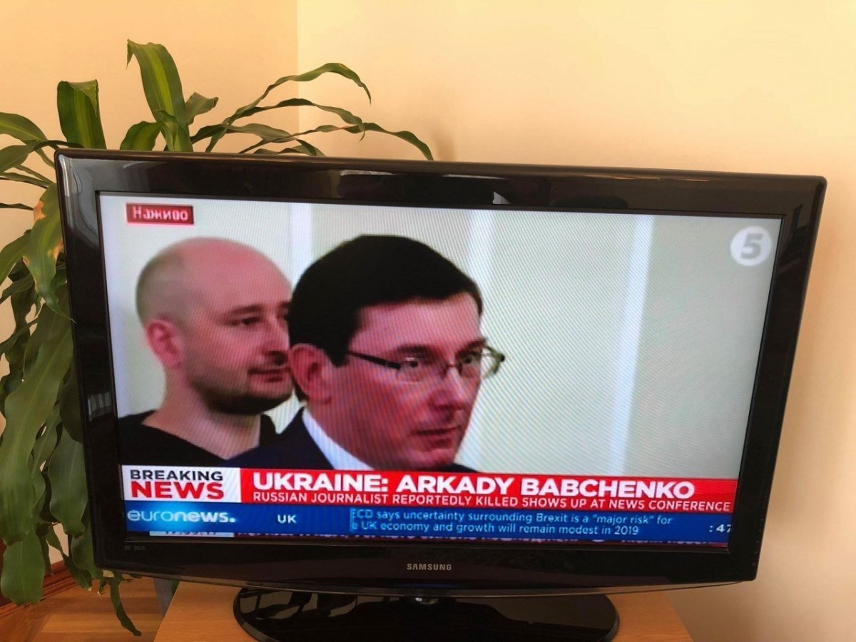 Євроньюз ретранслював брифінг СБУ