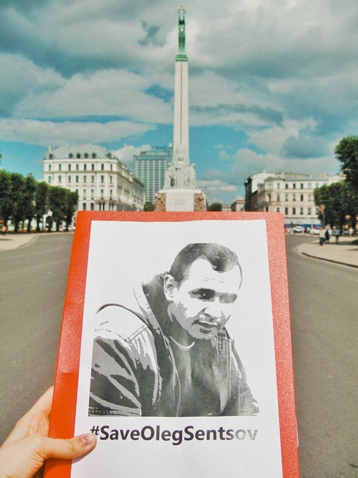 #SaveOlegSentsov, Рига, Латвія
