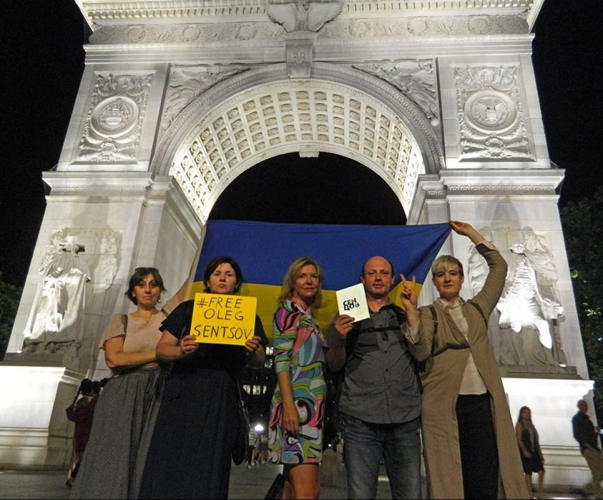 #SaveOlegSentsov, Нью-Йорк, США