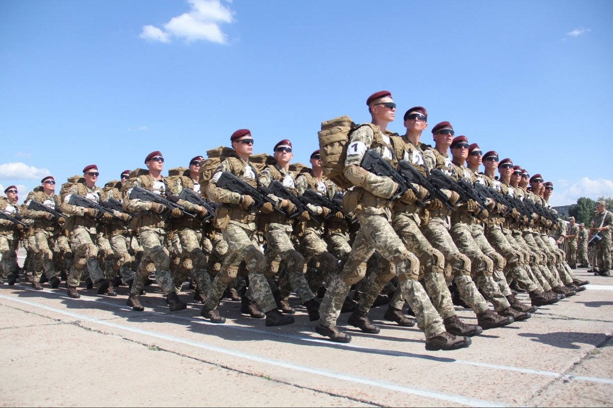 Репетиція параду до Дня незалежності