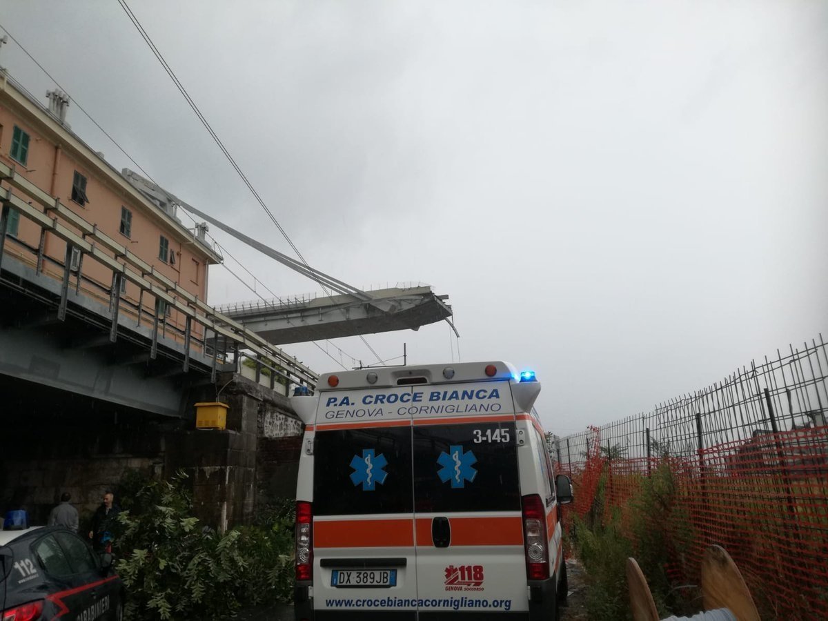 Обвалився міст в Італії