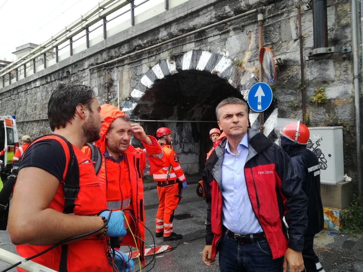 Обвалився міст в Італії