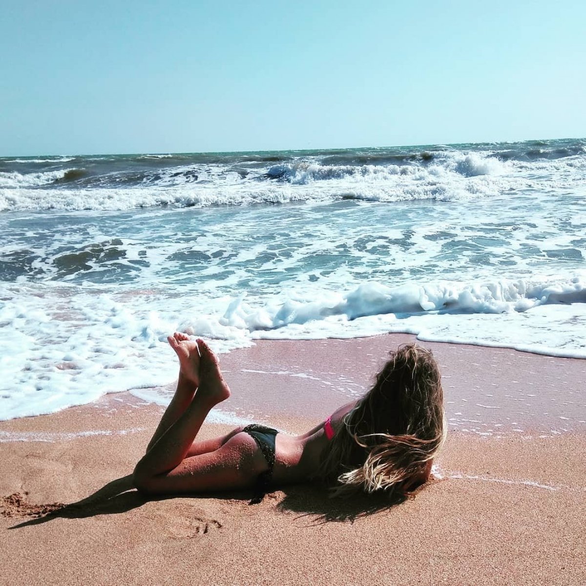 Кадри з морського узбережжя