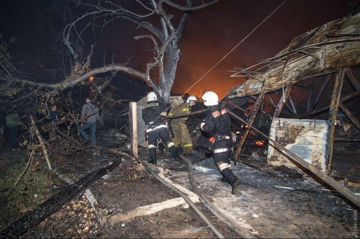Пожежа в Одесі
