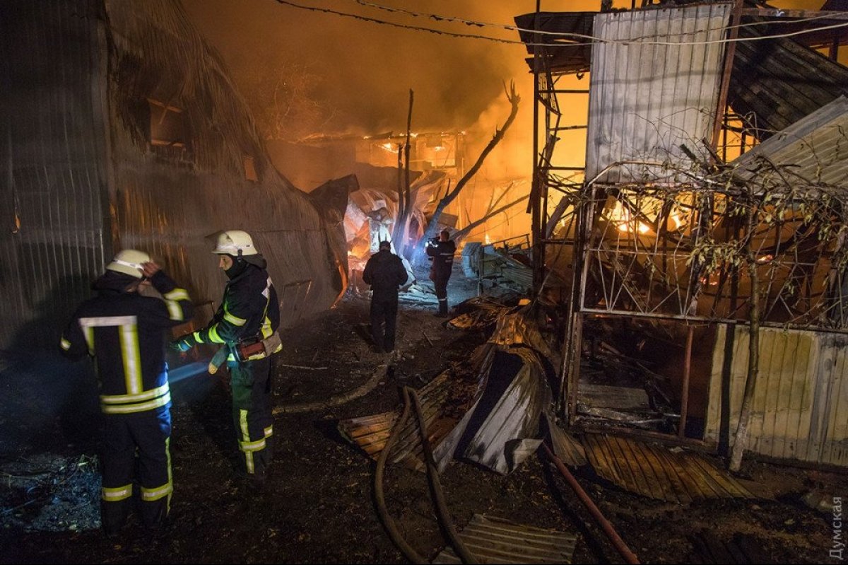 Пожежа в Одесі