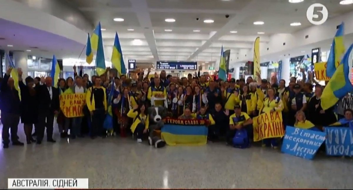 В Австралії зустріли українську збірну "Ігор нескорених"