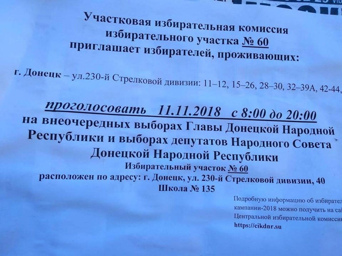 Псевдовибори у "ДНР"