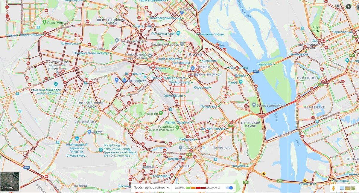 Затори у Києві