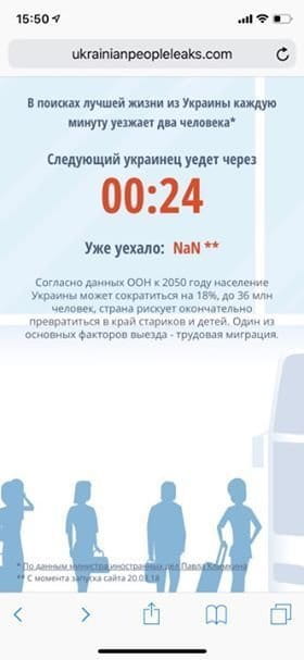 Лічильник українських заробітчан