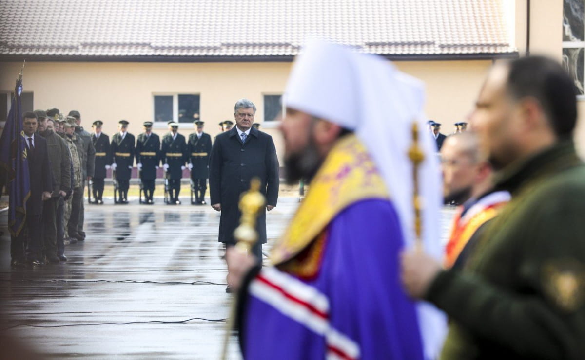 Порошенко на 5-ій річниці Нацгвардії