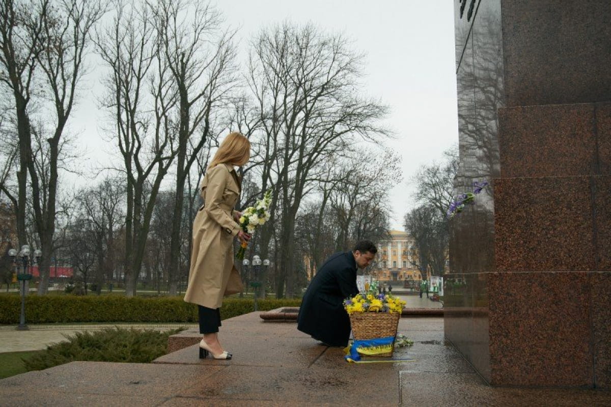 Владимир и Елена Зеленськие