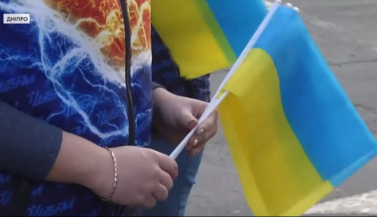 Українські прапори