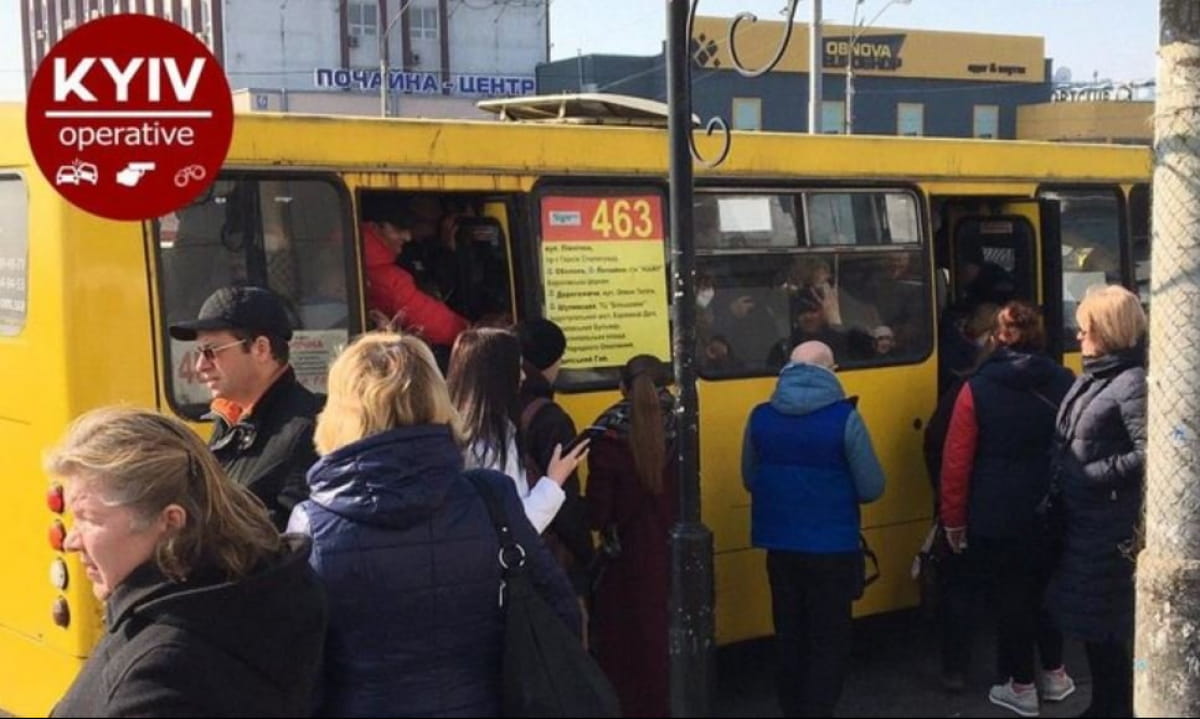 Затори в Києві через карантин