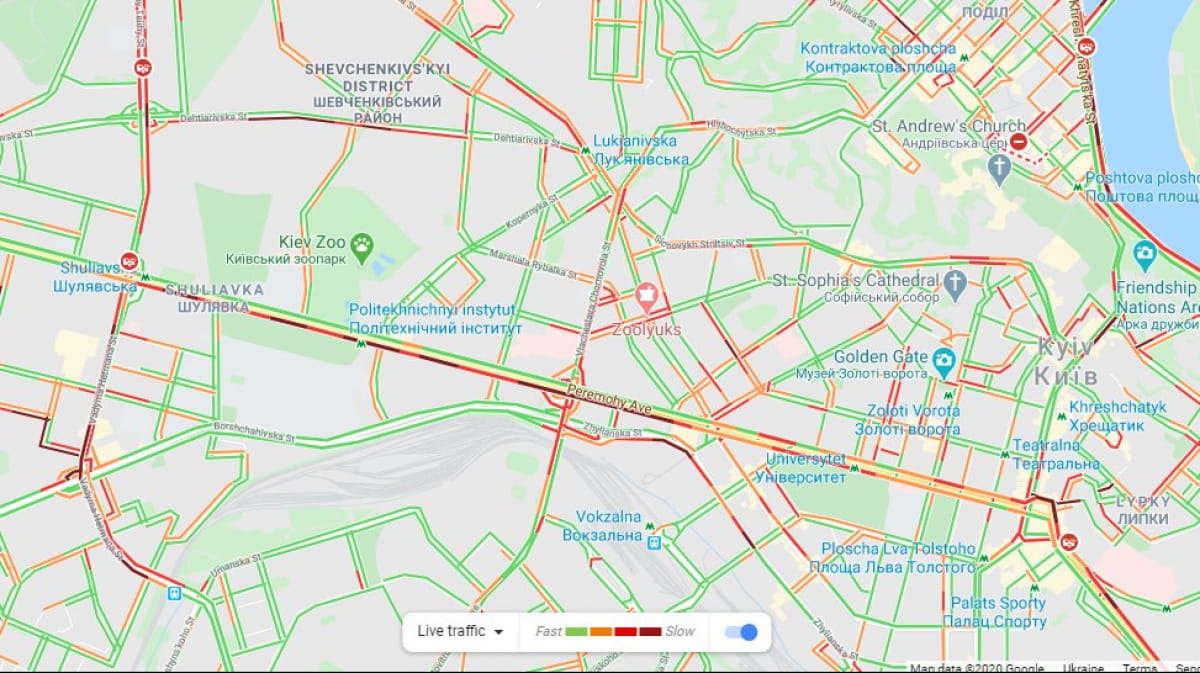 Пробки в Киеве