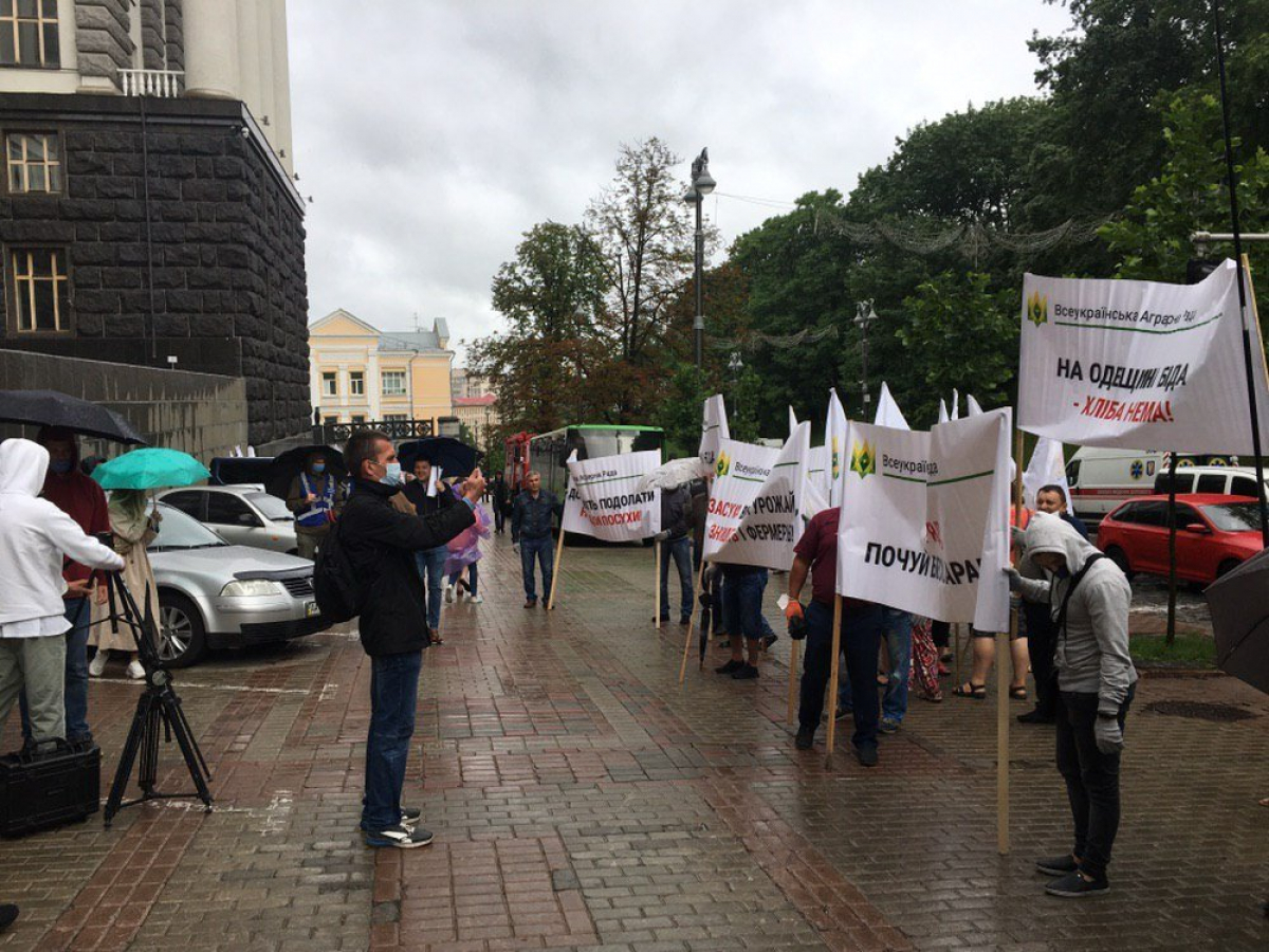 Под Кабмином протестуют фермеры
