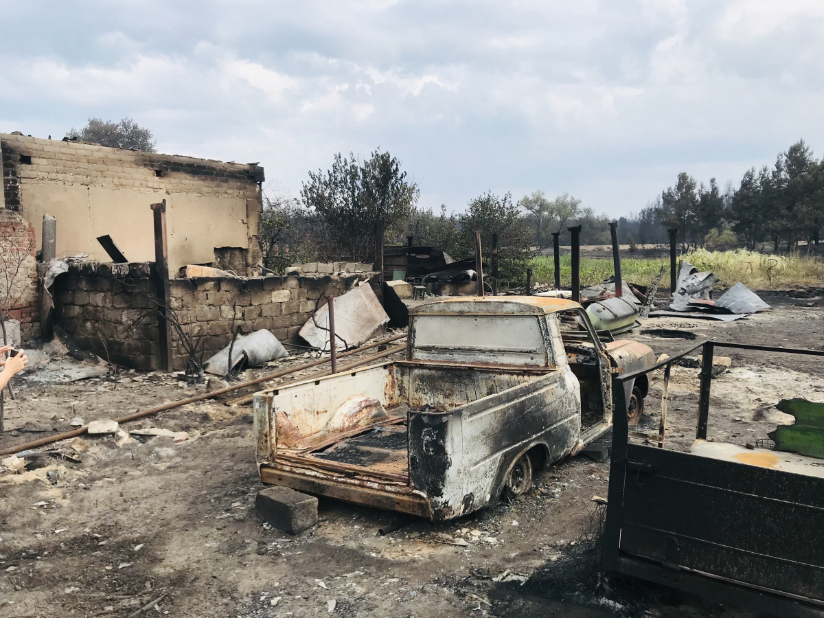 Пожежа на Луганщині