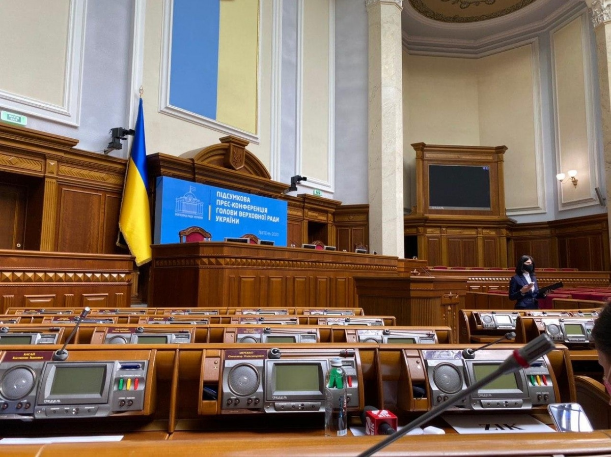 Пресс-конференция Дмитрия Разумкова