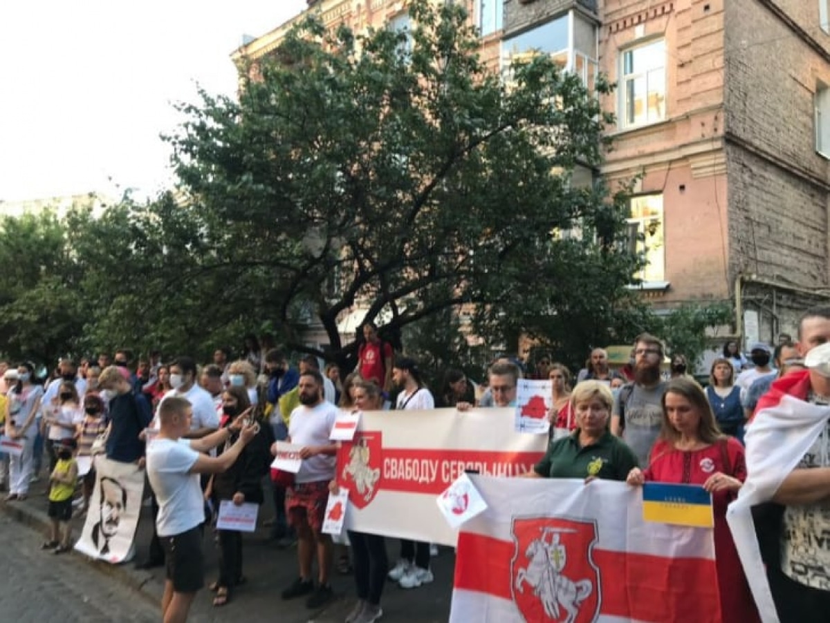 Акція на підтримку народу Білорусі