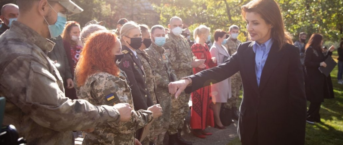 Марина Порошенко в Ирпене