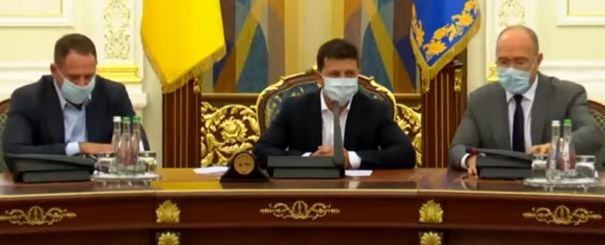 Андрей Ермак, Владимир Зеленский и Денис Шмыгаль