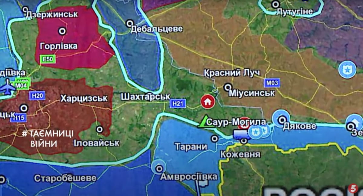 Карта боевых действий