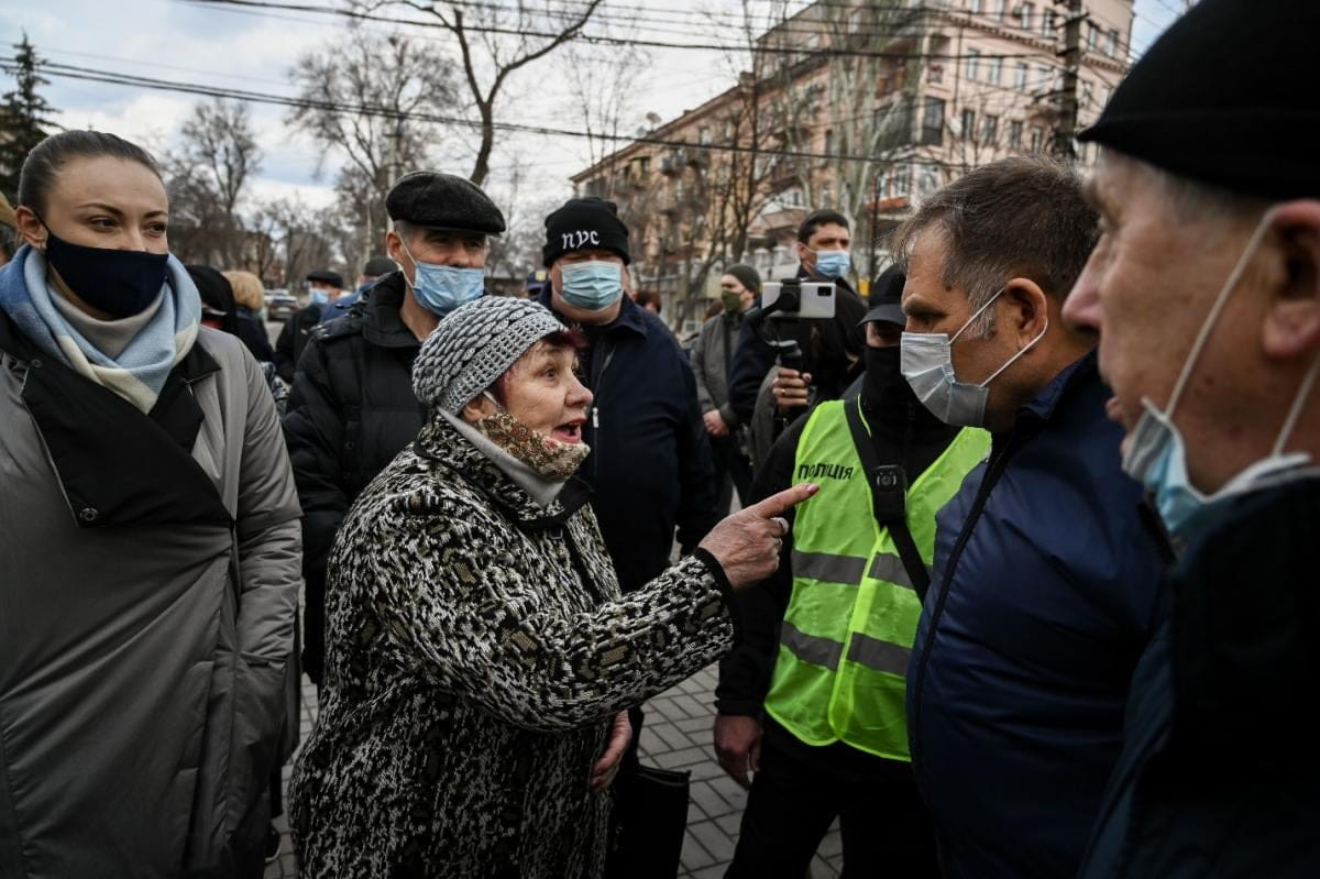 Мітинг ОПЗЖ у Маріуполі