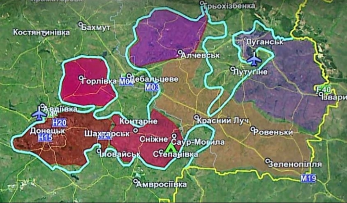 Мапа бойових дій