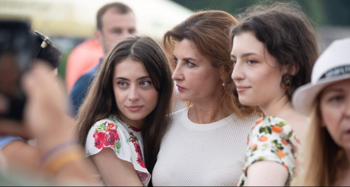 Марина Порошенко с детьми