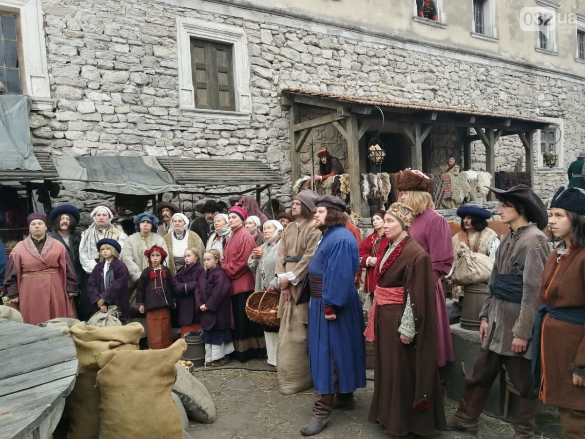 Съемки фильма "Довбуш", Свиржский замок
