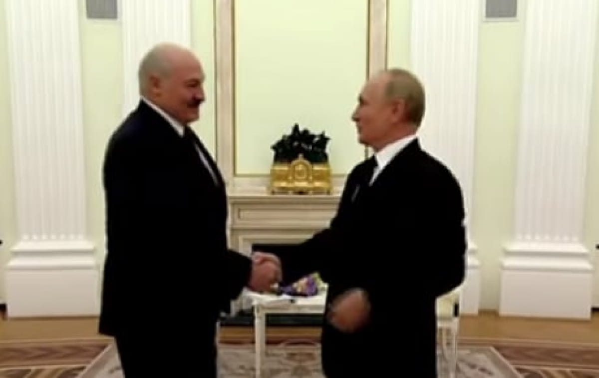 Александр Лукашенко и Владимир Путин