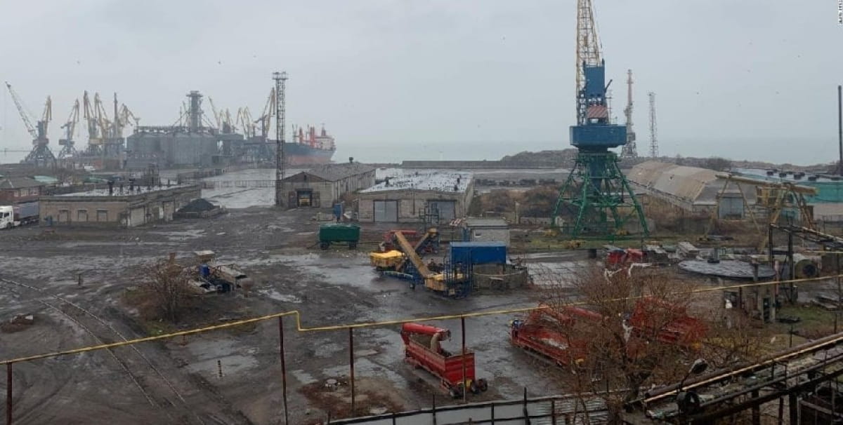 Строительство военно-морской базы в Бердянске