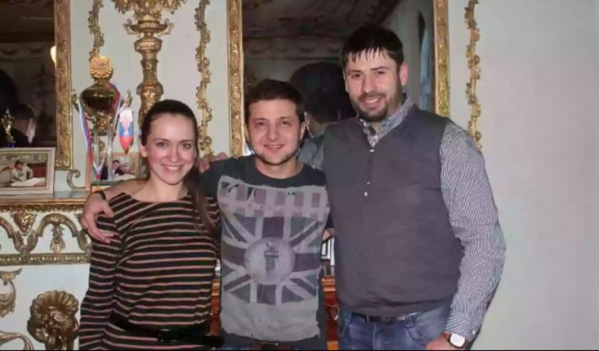 Мария Левченко, Владимир Зеленский и Александр Гогилашвили