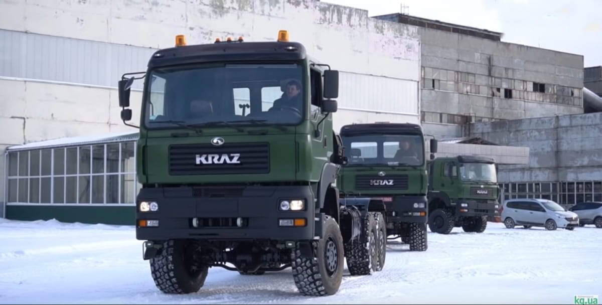Седельные тягачи КрАЗ для ВСУ