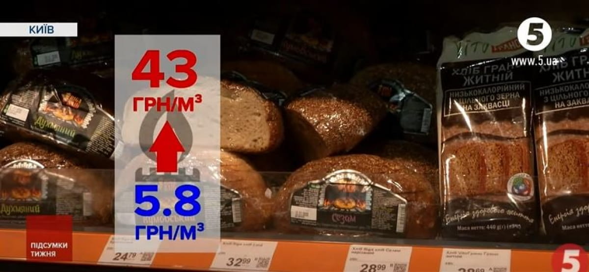 Вартість хліба