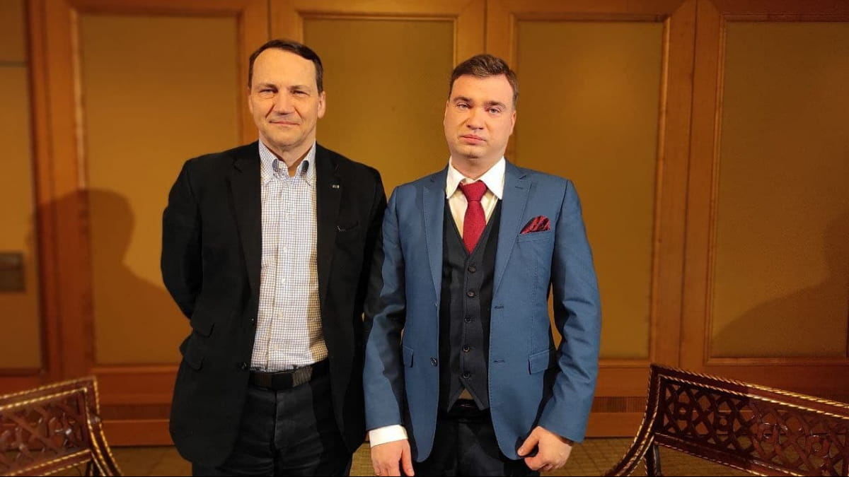 Радослав Сікорський та Михайло Прудник
