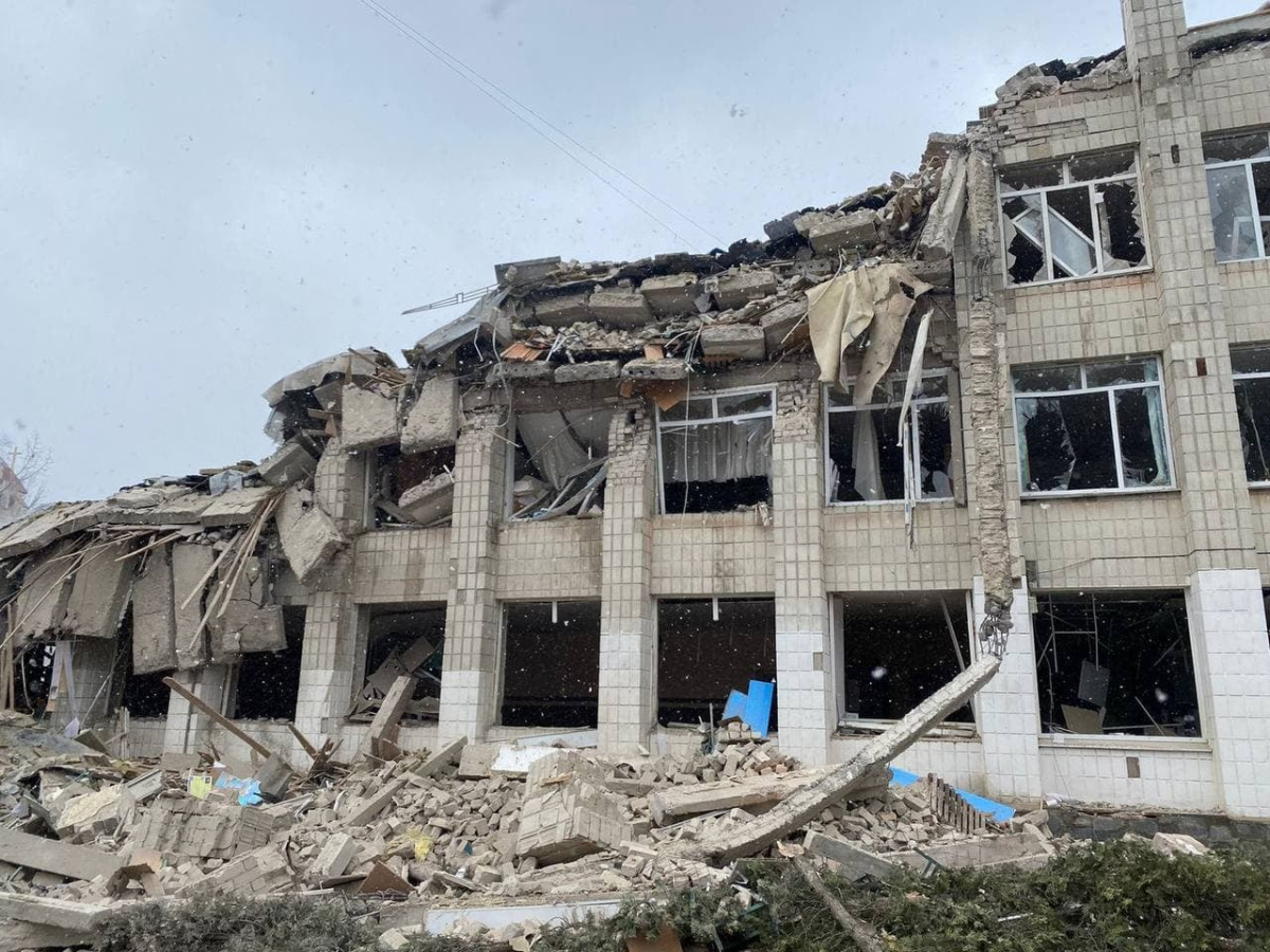 Обстрел лицея в Житомире