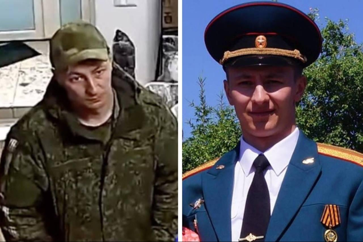 Российский мародер Артем Лазарев