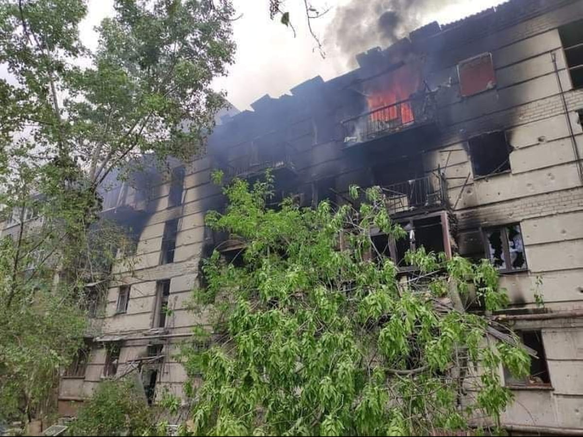 рашисти обстріляли Сєвєродонецьк