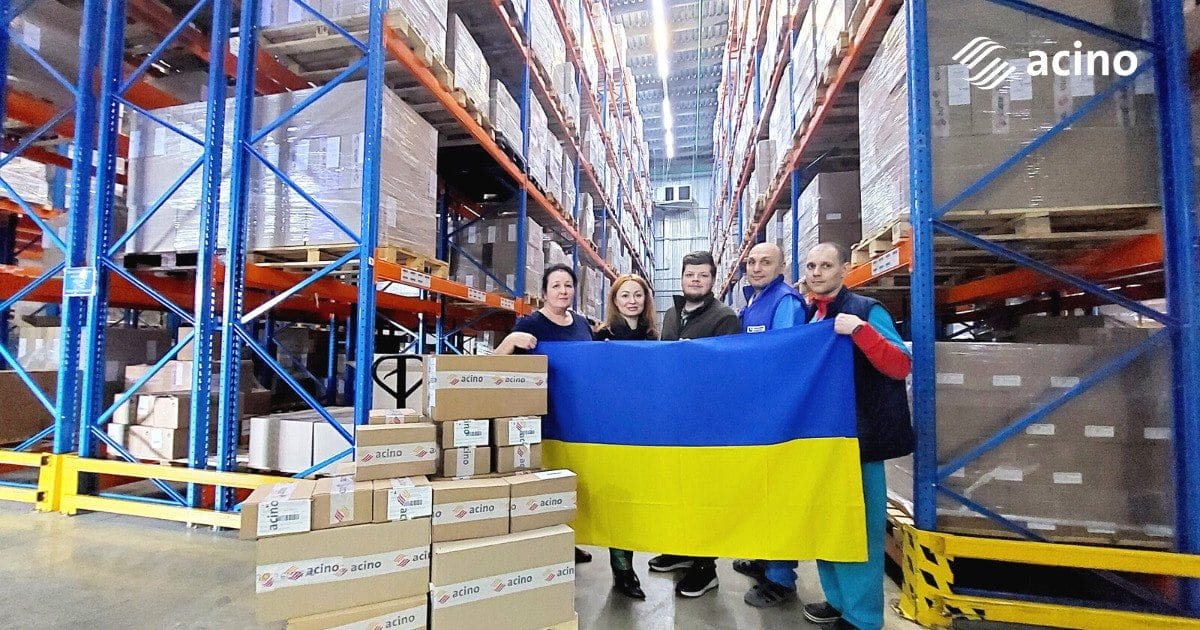 Acino виступила партнером проєкту "Мобільні госпіталі для перемоги"