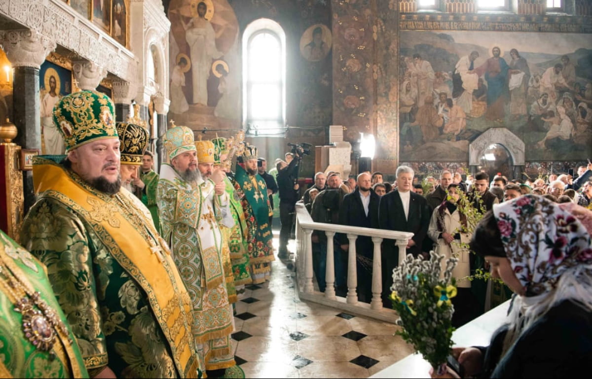 Порошенко в Лаврі