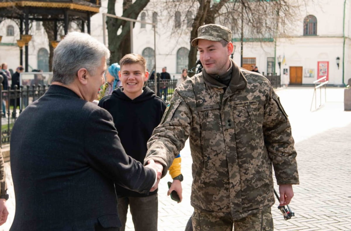 Порошенко в Лаврі