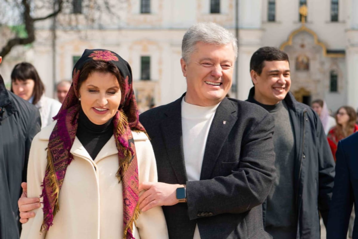 Порошенко в Лаврі