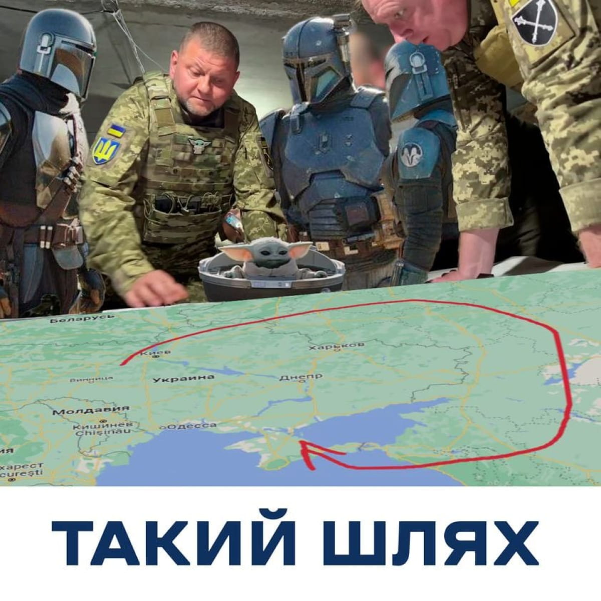 Залужный и нашивка