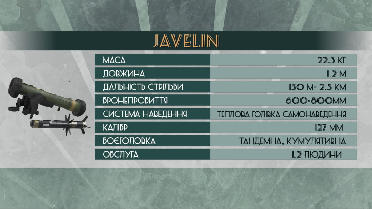"Бомба Ракета" – Javelin