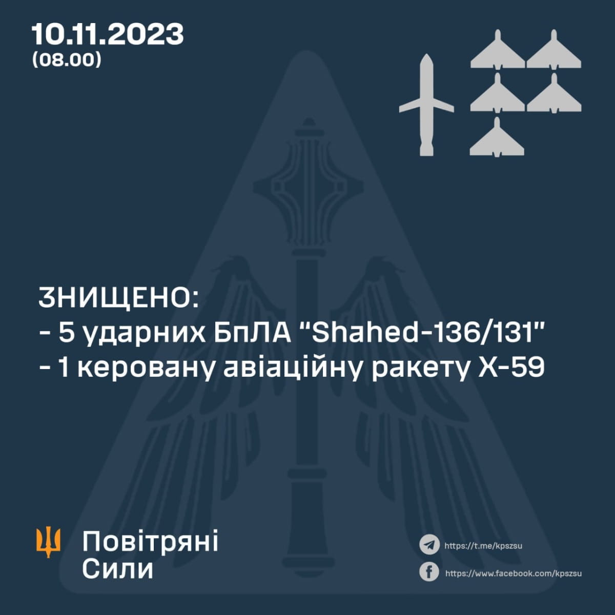 Робота ППО 10 листопада
