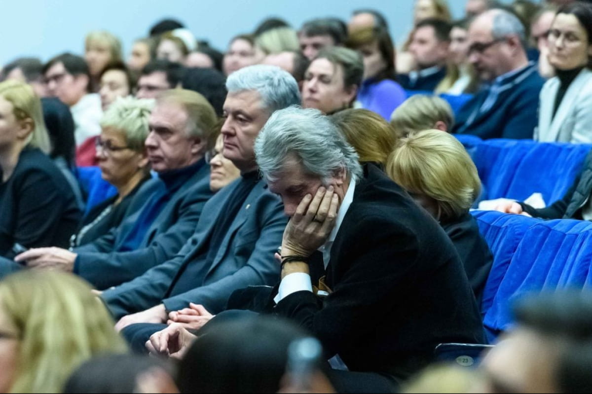 Порошенки на прем'єрі фільму "Голодомор. Літописці"