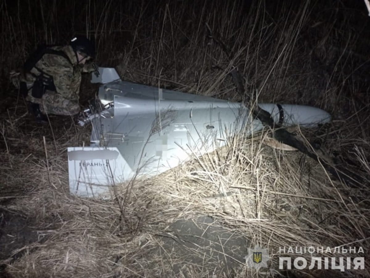 На Дніпропетровщині виявили майже вцілілий ворожий "Шахед"