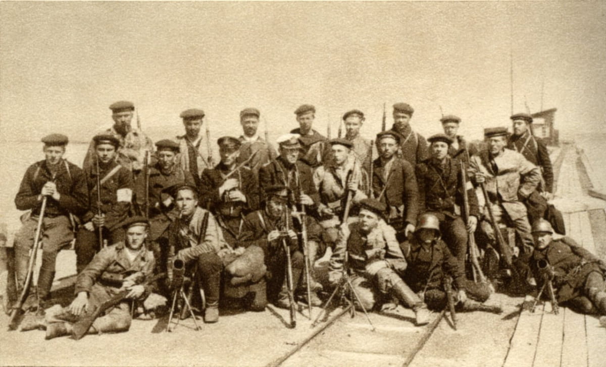 Естонські моряки з ескадреного міноносця Vambola, 1919
