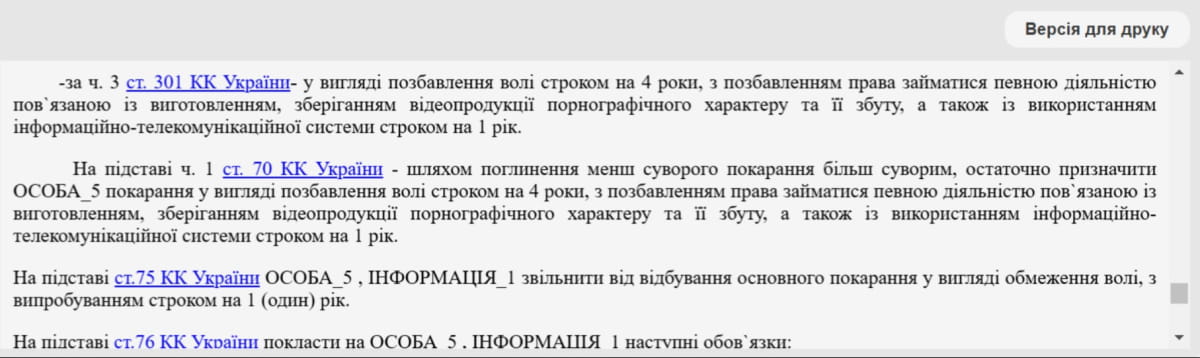Вирок суду